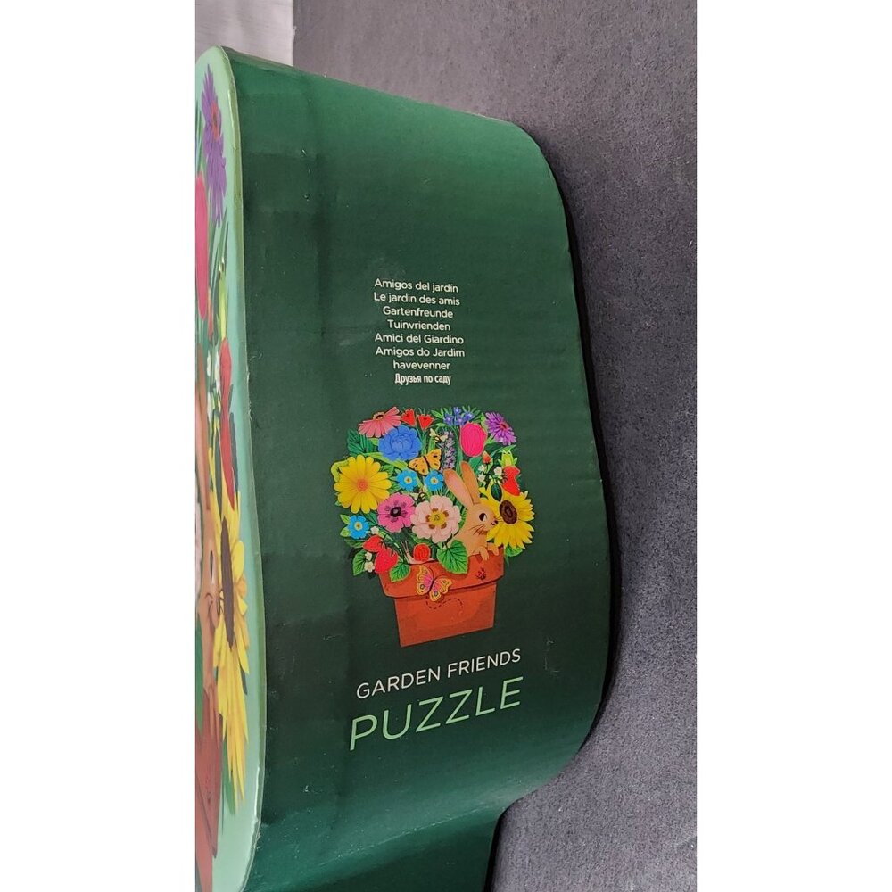 CROCODILE CREEK GARDEN FRIENDS HEAVY DUTY FLOOR PUZZLE 36 PC SPRING BUNNY FLOWER - Picture 8 of 10